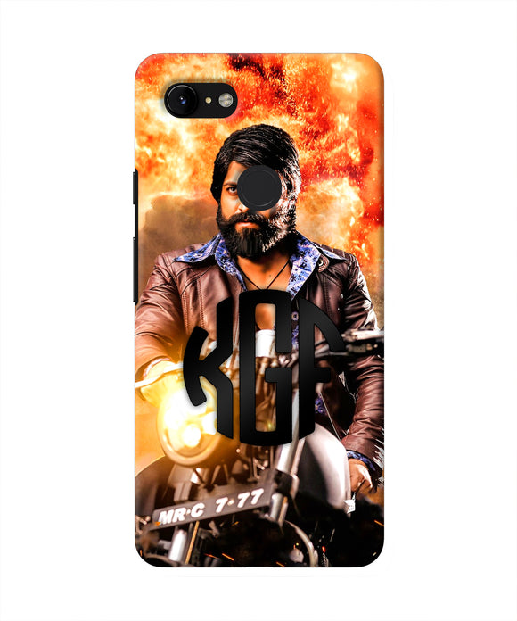Rocky Bhai on Bike Google Pixel 3 XL Real 4D Back Cover