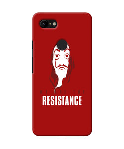 Money Heist Resistance Quote Google Pixel 3 XL Back Cover