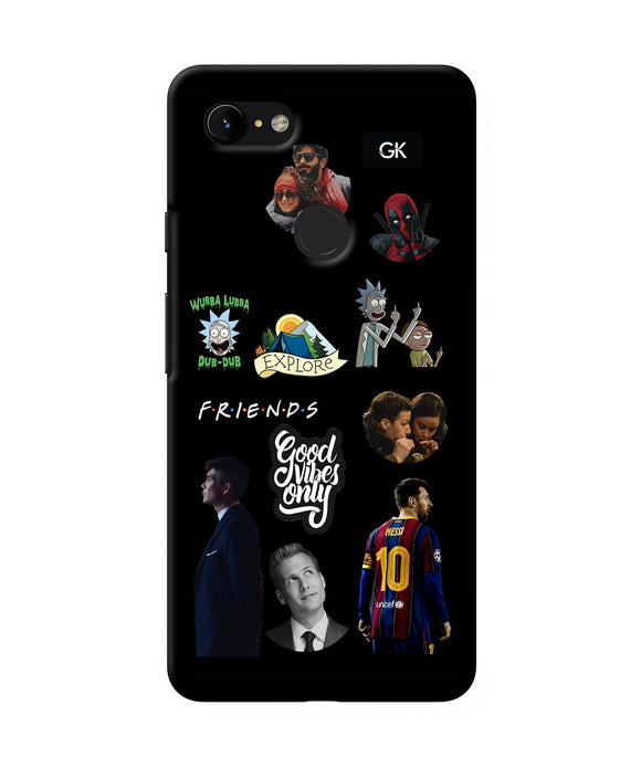 Positive Characters Google Pixel 3 XL Back Cover