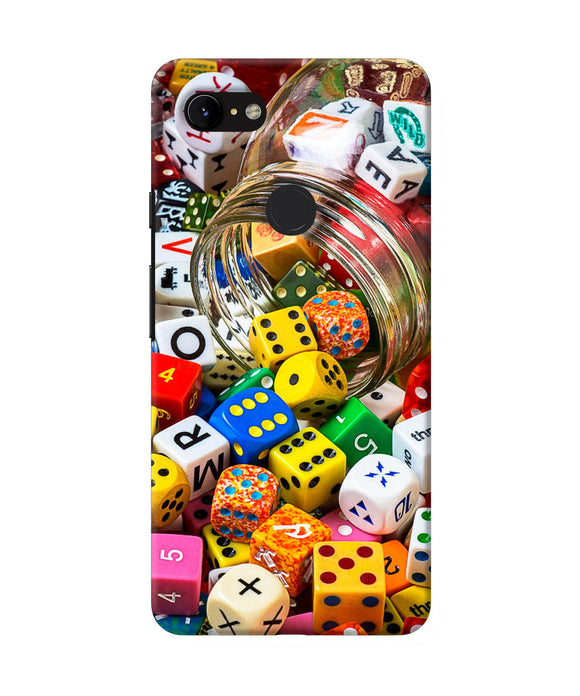 Colorful Dice Google Pixel 3 XL Back Cover