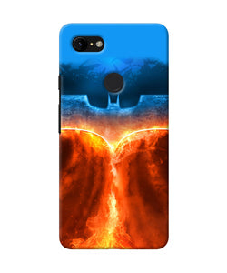 Burning Batman Logo Google Pixel 3 Xl Back Cover