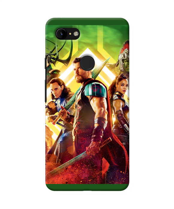 Avengers Thor Poster Google Pixel 3 Xl Back Cover