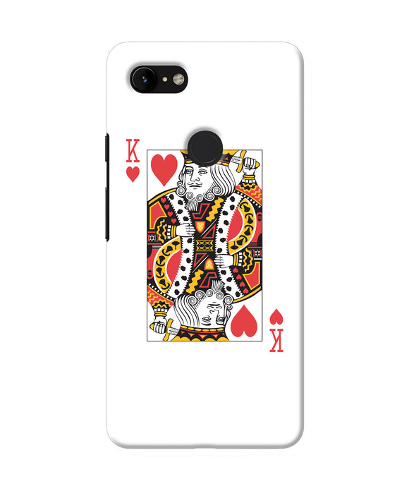 Heart King Card Google Pixel 3 Xl Back Cover