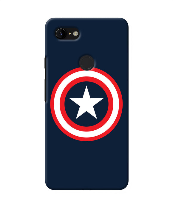 Captain America Logo Google Pixel 3 Xl Back Cover