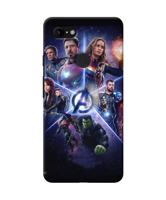 Avengers Super Hero Poster Google Pixel 3 Xl Back Cover