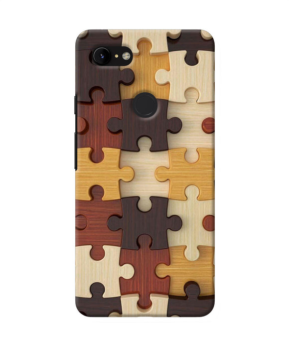 Wooden Puzzle Google Pixel 3 Xl Back Cover
