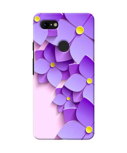 Violet Flower Craft Google Pixel 3 Xl Back Cover