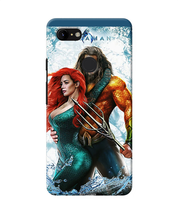 Aquaman Couple Water Google Pixel 3 Xl Back Cover