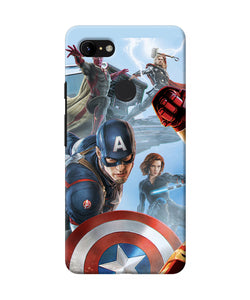 Avengers On The Sky Google Pixel 3 Xl Back Cover