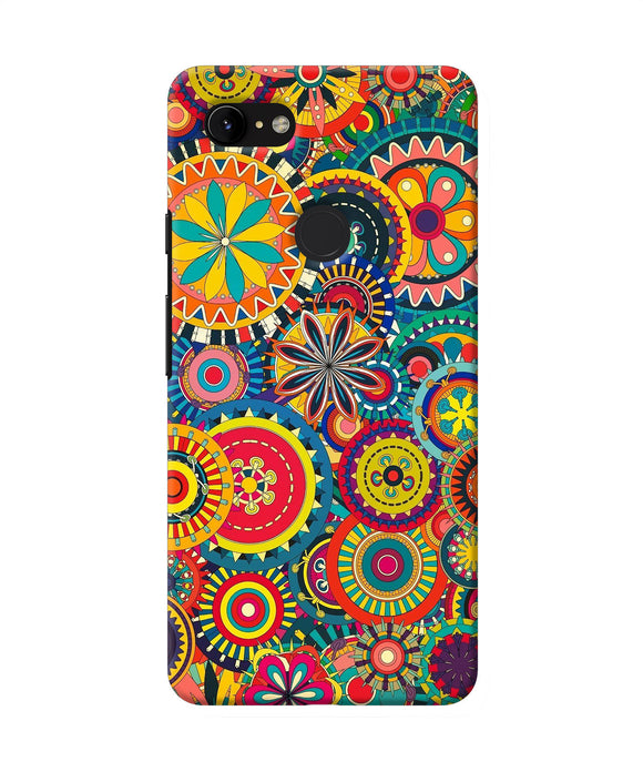 Colorful Circle Pattern Google Pixel 3 Xl Back Cover