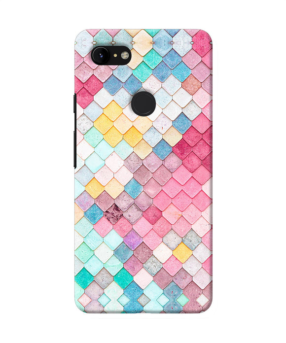 Colorful Fish Skin Google Pixel 3 Xl Back Cover