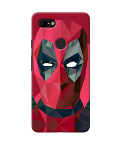 Abstract Deadpool Full Mask Google Pixel 3 Xl Back Cover