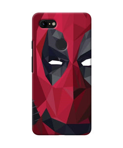 Abstract Deadpool Half Mask Google Pixel 3 Xl Back Cover