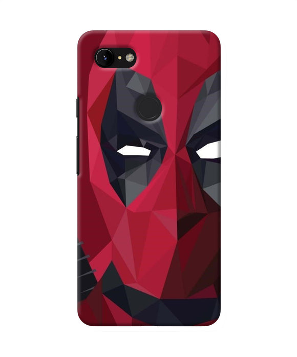 Abstract Deadpool Half Mask Google Pixel 3 Xl Back Cover