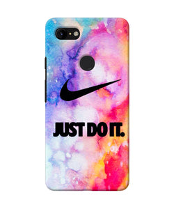 Just Do It Colors Google Pixel 3 Xl Back Cover