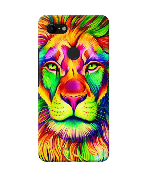 Lion Color Poster Google Pixel 3 Xl Back Cover