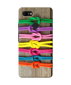 Colorful Shoelace Google Pixel 3 Xl Back Cover