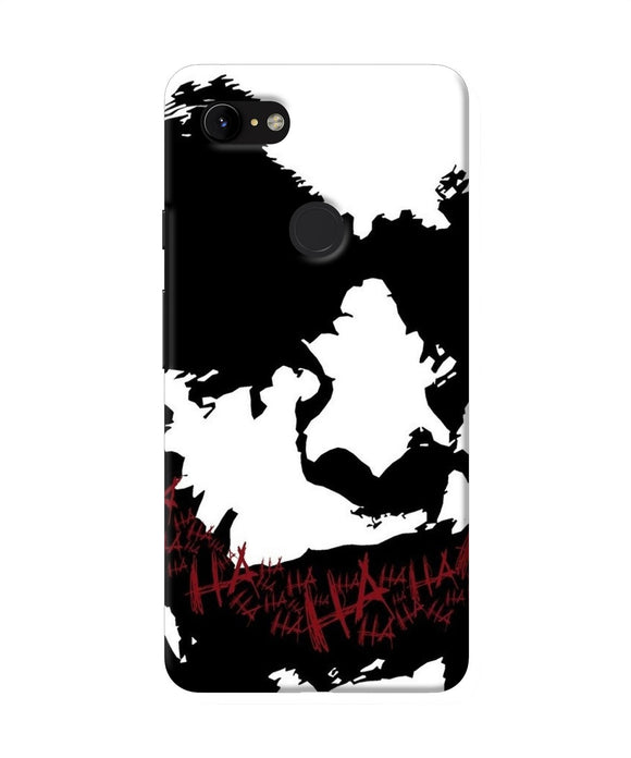 Black And White Joker Rugh Sketch Google Pixel 3 Xl Back Cover