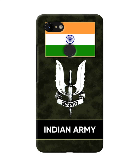 Indian Flag Balidan Logo Google Pixel 3 Xl Back Cover