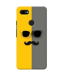 Mustache Glass Google Pixel 3 Xl Back Cover