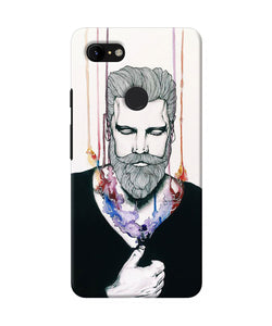 Beard Man Character Google Pixel 3 Xl Back Cover