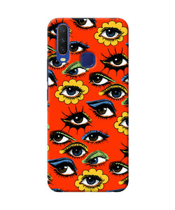 Abstract Eyes Pattern Vivo Y11 / Y12 / U10 Back Cover