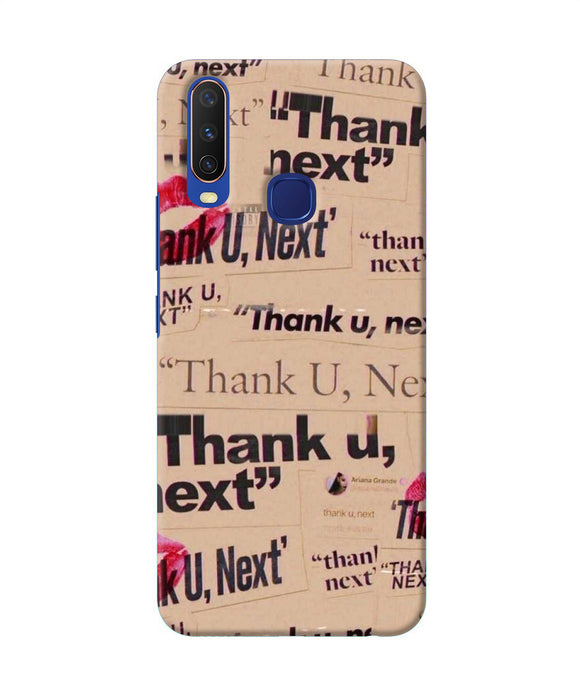 Thank You Next Vivo Y11 / Y12 / U10 Back Cover