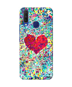 Red Heart Print Vivo Y11 / Y12 / U10 Back Cover