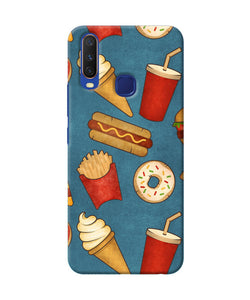 Abstract Food Print Vivo Y11 / Y12 / U10 Back Cover