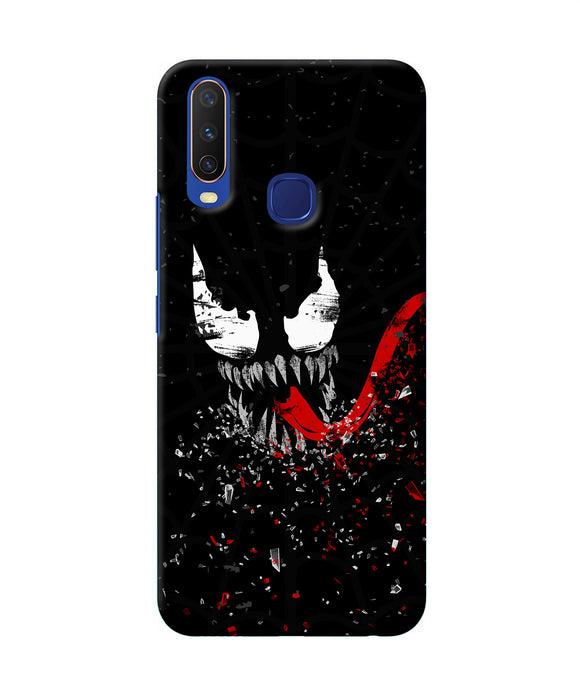 Venom Black Poster Vivo Y11 / Y12 / U10 Back Cover