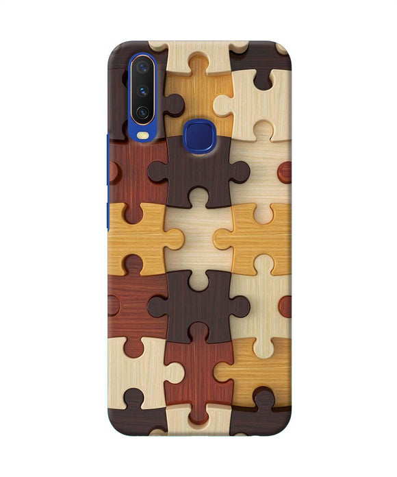 Wooden Puzzle Vivo Y11 / Y12 / U10 Back Cover