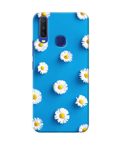 White Flowers Vivo Y11 / Y12 / U10 Back Cover