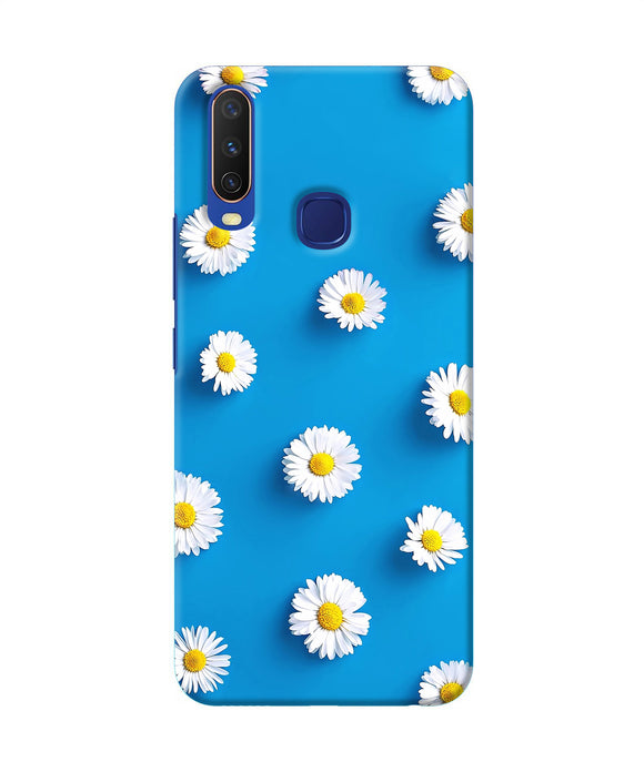 White Flowers Vivo Y11 / Y12 / U10 Back Cover