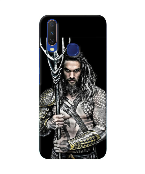 Aquaman Trident Black Vivo Y11 / Y12 / U10 Back Cover