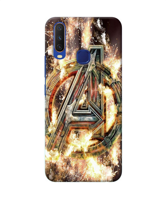 Avengers Burning Logo Vivo Y11 / Y12 / U10 Back Cover