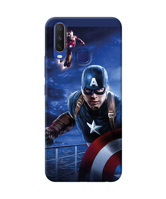 Captain With Ironman Vivo Y11 / Y12 / U10 Back Cover