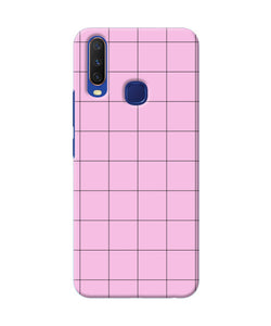 Pink Square Print Vivo Y11 / Y12 / U10 Back Cover