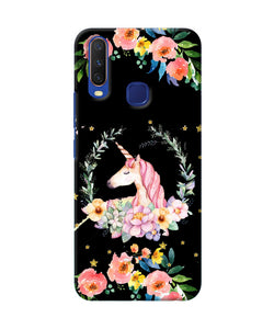 Unicorn Flower Vivo Y11 / Y12 / U10 Back Cover