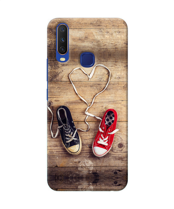 Shoelace Heart Vivo Y11 / Y12 / U10 Back Cover