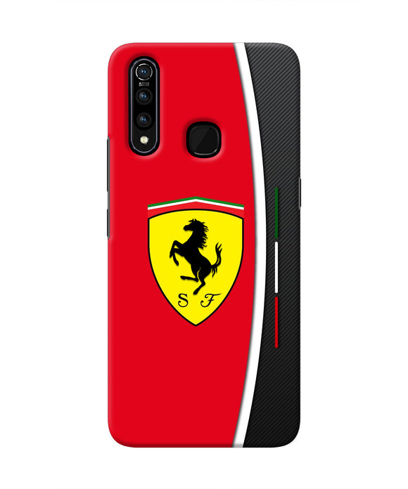 Ferrari Abstract Red Vivo Z1 Pro Real 4D Back Cover