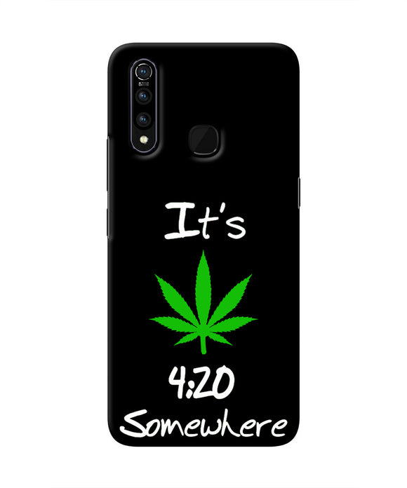 Weed Quote Vivo Z1 Pro Real 4D Back Cover