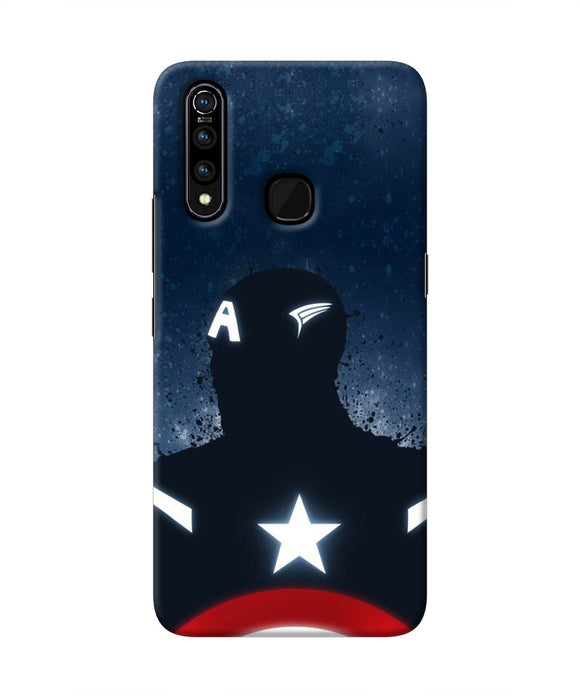 Captain america Shield Vivo Z1 Pro Real 4D Back Cover