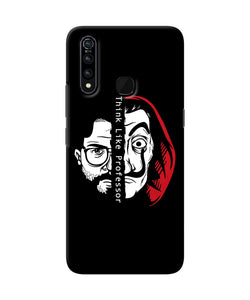 Money Heist Think Like Professor Vivo Z1 Pro Back Cover