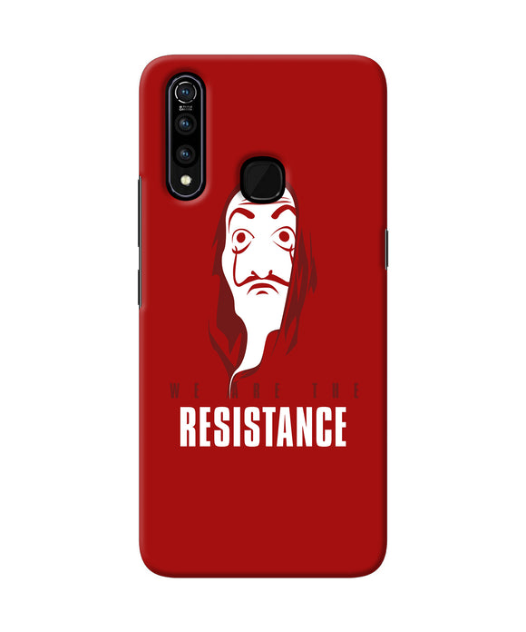 Money Heist Resistance Quote Vivo Z1 Pro Back Cover