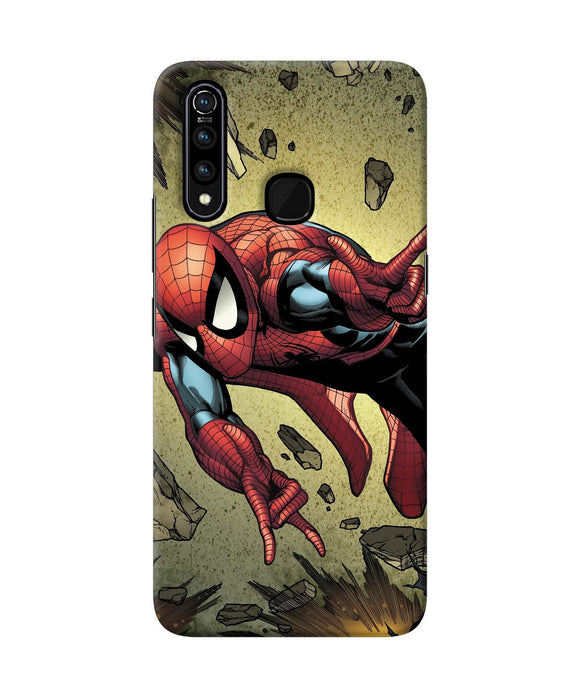 Spiderman On Sky Vivo Z1 Pro Back Cover