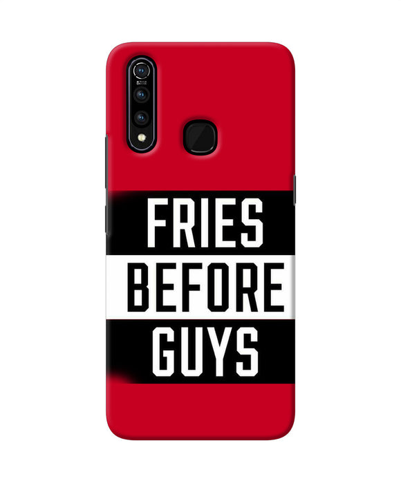 Fries Before Guys Quote Vivo Z1 Pro Back Cover