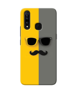 Mustache Glass Vivo Z1 Pro Back Cover