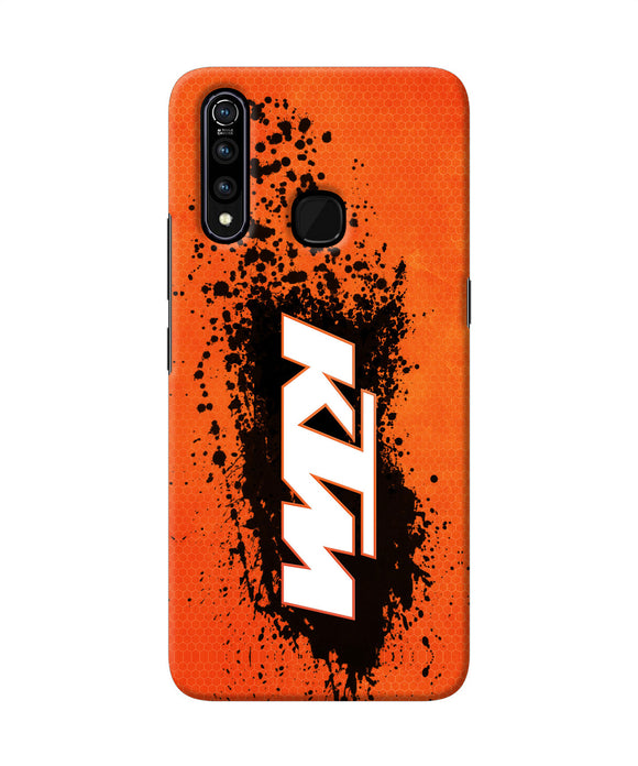 Ktm Black Spray Vivo Z1 Pro Back Cover