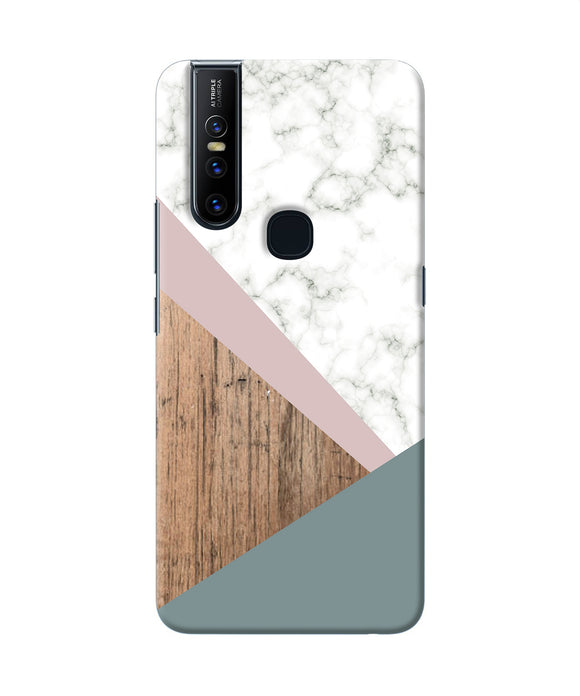 Marble Wood Abstract Vivo V15 Back Cover