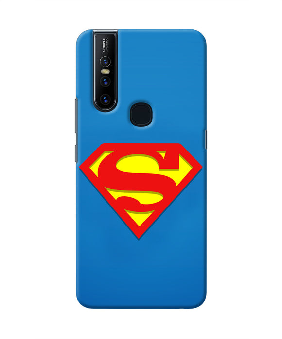 Superman Blue Vivo V15 Real 4D Back Cover